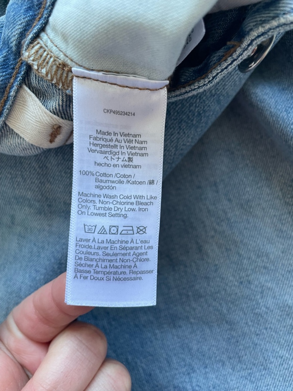 Madewell The Petite Darted Barrel-Leg Jeans, Dobbins Wash, Size 26P - Picture 8 of 12